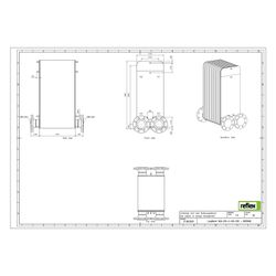 Reflex Longtherm Plattenwärmetauscher RLB-235-2-160, gelötet, 160 Platten, zweigängig, ... REFLEX-8055600 4036705220012 (Abb. 1)