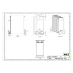 Reflex Longtherm Plattenwärmetauscher RLB-235-2-230, gelötet, 230 Platten, zweigängig, ... REFLEX-8056300 4036705220081 (Abb. 1)