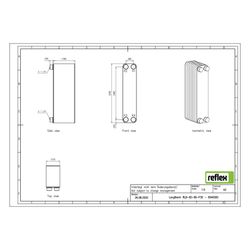 Reflex Longtherm Plattenwärmetauscher RLB-60-80, gelötet, 80 Platten, eingängig, G 1 1/... REFLEX-8040000 4036705218477 (Abb. 1)