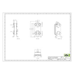 Reflex Longtherm Plattenwärmetauscher RLB-110-40, gelötet, 40 Platten, eingängig, G 2 1... REFLEX-8024700 4036705205248 (Abb. 1)