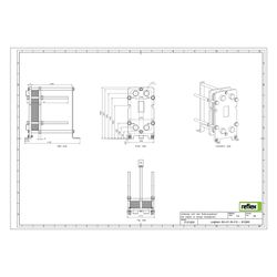 Reflex Longtherm Plattenwärmetauscher RLG-07-30, geschraubt, 30 Platten, NBR-Dichtungen... REFLEX-8122600 4036705220470 (Abb. 1)