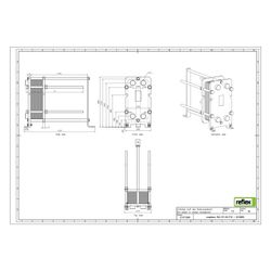 Reflex Longtherm Plattenwärmetauscher RLG-07-50, geschraubt, 50 Platten, NBR-Dichtungen... REFLEX-8122800 4036705220494 (Abb. 1)