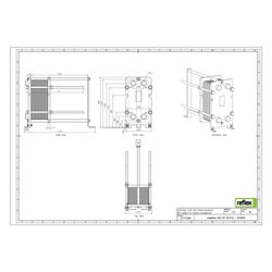 Reflex Longtherm Plattenwärmetauscher RLG-07-70, geschraubt, 70 Platten, NBR-Dichtungen... REFLEX-8123000 4036705220517 (Abb. 1)