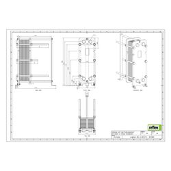 Reflex Longtherm Plattenwärmetauscher RLG-14-65, geschraubt, 65 Platten, NBR-Dichtungen... REFLEX-8123600 4036705220579 (Abb. 1)