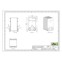 Reflex Longtherm Plattenwärmetauscher RMB-110-2-100, gelötet, 100 Platten, zweigängig, ... REFLEX-8048000 4036705219276 (Abb. 1)