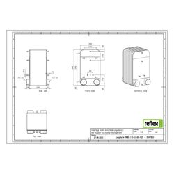 Reflex Longtherm Plattenwärmetauscher RMB-110-2-90, gelötet, 90 Platten, zweigängig, G ... REFLEX-8047900 4036705219269 (Abb. 1)