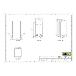 Reflex Longtherm Plattenwärmetauscher RMB-14-2-40, gelötet, 40 Platten, zweigängig, G 3... REFLEX-8031400 4036705217357 (Abb. 1)