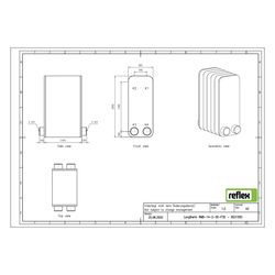 Reflex Longtherm Plattenwärmetauscher RMB-14-2-50, gelötet, 50 Platten, zweigängig, G 3... REFLEX-8031500 4036705217364 (Abb. 1)
