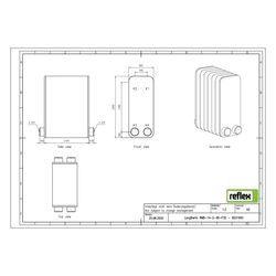 Reflex Longtherm Plattenwärmetauscher RMB-14-2-60, gelötet, 60 Platten, zweigängig, G 3... REFLEX-8031600 4036705217371 (Abb. 1)