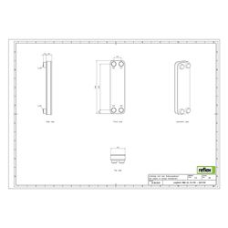 Reflex Longtherm Plattenwärmetauscher RMB-22-10, gelötet, 10 Platten, eingängig, G 3/4"... REFLEX-8031700 4036705217388 (Abb. 1)