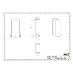 Reflex Longtherm Plattenwärmetauscher RMB-22-2-60, gelötet, 60 Platten, zweigängig, G 3... REFLEX-8032400 4036705217456 (Abb. 1)
