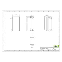 Reflex Longtherm Plattenwärmetauscher RMB-22-60, gelötet, 60 Platten, eingängig, G 3/4"... REFLEX-8031800 4036705217395 (Abb. 1)