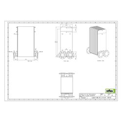 Reflex Longtherm Plattenwärmetauscher RMB-235-2-170, gelötet, 170 Platten, zweigängig, ... REFLEX-8053100 4036705219764 (Abb. 1)
