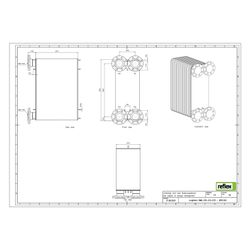 Reflex Longtherm Plattenwärmetauscher RMB-235-210, gelötet, 210 Platten, eingängig, DN ... REFLEX-8051200 4036705219597 (Abb. 1)