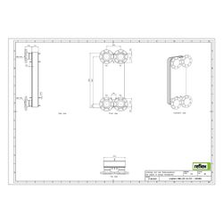 Reflex Longtherm Plattenwärmetauscher RMB-235-30, gelötet, 30 Platten, eingängig, DN 80... REFLEX-8050800 4036705219559 (Abb. 1)