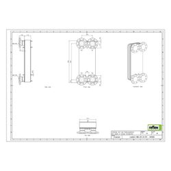 Reflex Longtherm Plattenwärmetauscher RMB-235-40, gelötet, 40 Platten, eingängig, DN 80... REFLEX-8050900 4036705219566 (Abb. 1)