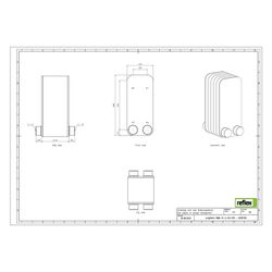 Reflex Longtherm Plattenwärmetauscher RMB-31-2-50, gelötet, 50 Platten, zweigängig, G 1... REFLEX-8035700 4036705218033 (Abb. 1)