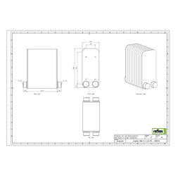 Reflex Longtherm Plattenwärmetauscher RMB-31-2-90, gelötet, 90 Platten, zweigängig, G 1... REFLEX-8036100 4036705218071 (Abb. 1)