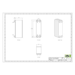 Reflex Longtherm Plattenwärmetauscher RMB-22-50, gelötet, 50 Platten, eingängig, G 3/4"... REFLEX-8011800 4036705178290 (Abb. 1)