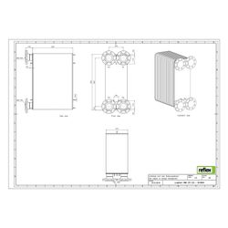 Reflex Longtherm Plattenwärmetauscher RMB-235-220, gelötet, 220 Platten, eingängig, DN ... REFLEX-8018900 4036705179198 (Abb. 1)