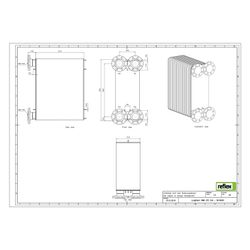 Reflex Longtherm Plattenwärmetauscher RMB-235-240, gelötet, 240 Platten, eingängig, DN ... REFLEX-8019000 4036705179204 (Abb. 1)