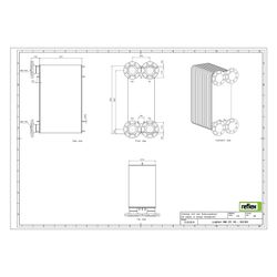 Reflex Longtherm Plattenwärmetauscher RMB-235-190, gelötet, 190 Platten, eingängig, DN ... REFLEX-8021800 4036705183942 (Abb. 1)