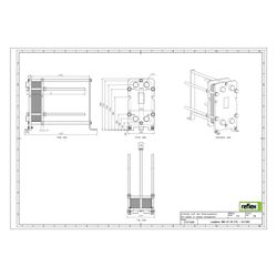 Reflex Longtherm Plattenwärmetauscher RMG-07-40, geschraubt, 40 Platten, NBR-Dichtungen... REFLEX-8121900 4036705220401 (Abb. 1)