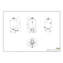Reflex Variomat Giga GG 1000 Ausdehnungsgefäß MAG, Nennvolumen 1000l, Vollmembran, Grau... REFLEX-8920105 4036705113895 (Abb. 1)