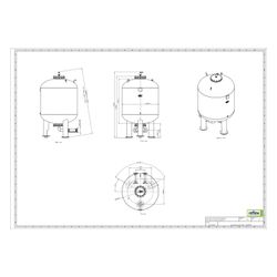 Reflex Variomat Giga GG 1500 Ausdehnungsgefäß MAG, Nennvolumen 1500l, Vollmembran, Grau... REFLEX-8920305 4036705113925 (Abb. 1)