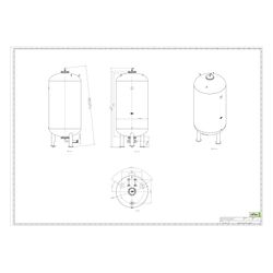 Reflex Variomat Giga GG 5000 Ausdehnungsgefäß MAG, Nennvolumen 5000l, Vollmembran, Grau... REFLEX-8920805 4036705114007 (Abb. 1)