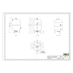 Reflex Variomat VF 400 Ausdehnungsgefäß MAG, Nennvolumen 400l, Vollmembran, Grau... REFLEX-8610200 4036705113697 (Abb. 1)