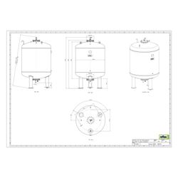 Reflex Variomat VG 3000 Ausdehnungsgefäß MAG, Nennvolumen 3000l, Vollmembran... REFLEX-8601205 4036705113789 (Abb. 1)