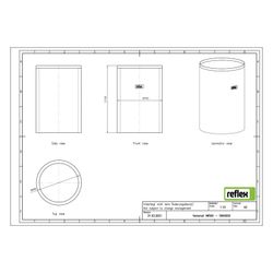 Reflex Wärmedämmung VW 500, 50mm Weichschaum, für Variomat Grundgefäß... REFLEX-5990000 4036705022111 (Abb. 1)