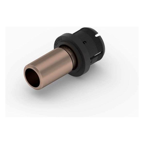 Rehau Pressübergang Fastloc RXplus 25 - P22, Rotguss, Schwarz