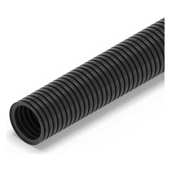 Rehau Schutzrohr geschlitzt DN 23, für Rohre 20mm, Bund 50m, Schwarz