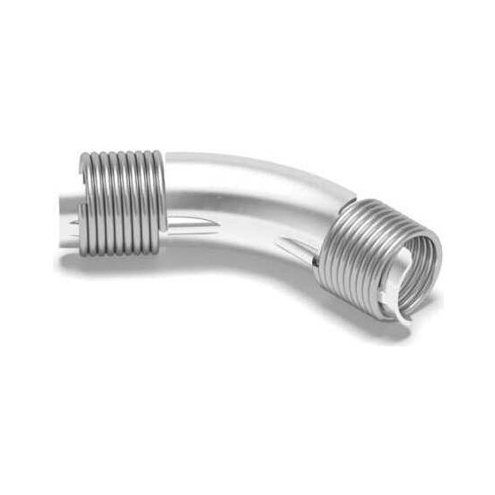 Rehau Rohrführungsbogen 16mm, 45 Grad, Stahl verzinkt, für Sanitär