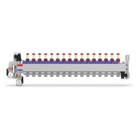 Rehau Rautherm Speed Verteiler HKV-D Polymer 16 Heizkreise, Konnektor 16