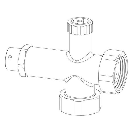 Rehau Anschlusswinkel für Regelset flex, 13437151001