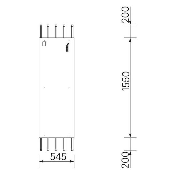 Rehau Sanitärbox Rohranschlussmodul HSV, Rautitan stabil 16/25mm