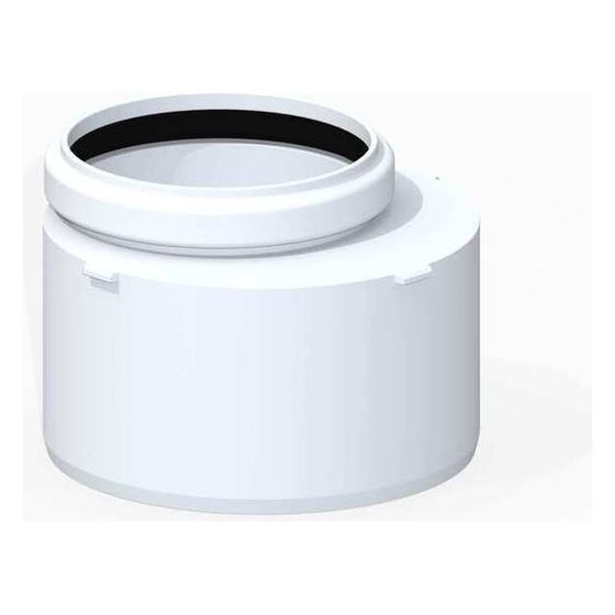 Rehau Raupiano Plus Übergangsrohr kurz DN 110/75