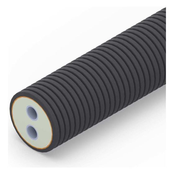 Rehau Rauvipex DUO Rohr, SDR 11, 63 und 63x200mm, bis max. 95&nbsp;Grad C gleitend und 6&nbsp;bar