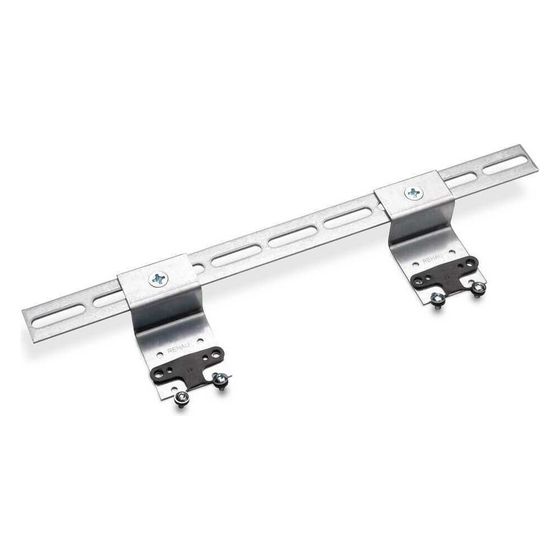 Rehau Halter D, für Doppelanschluss, inkl. 2 EPDM-Dämmscheiben und 4 Schrauben M5
