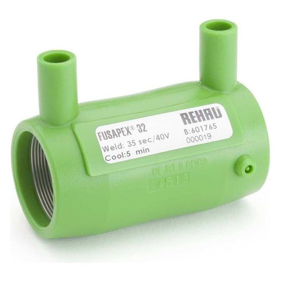 Rehau Fusapex Geo Muffe 32, Grün, 13254611001