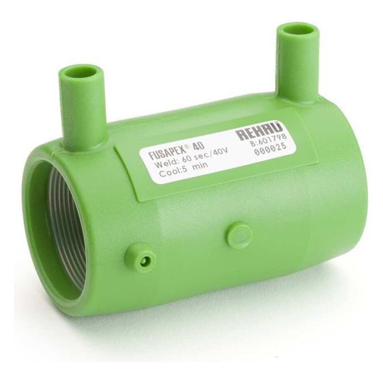 Rehau Fusapex Geo Muffe 40, Grün, 13254621001