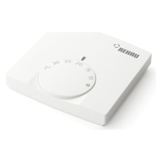 Rehau Temperaturregler E 230V, 5-30 Grad C, Weiß