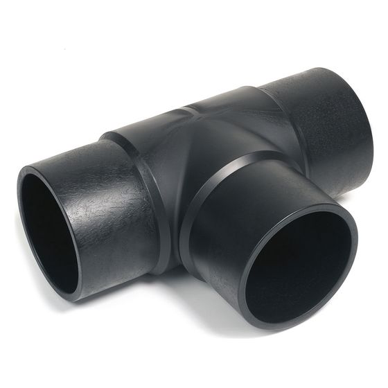 Rehau T-Stück, SDR 17, 355x355x355mm, PE 100, Schwarz