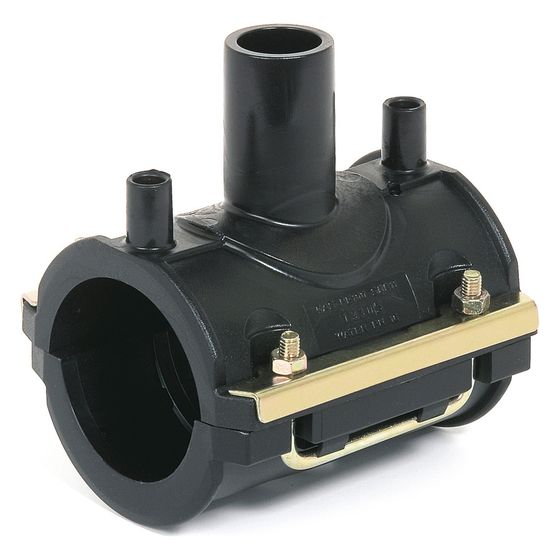 Rehau Smartfuse Stutzenschelle 110x32mm, PE 100, PN 16, Schwarz