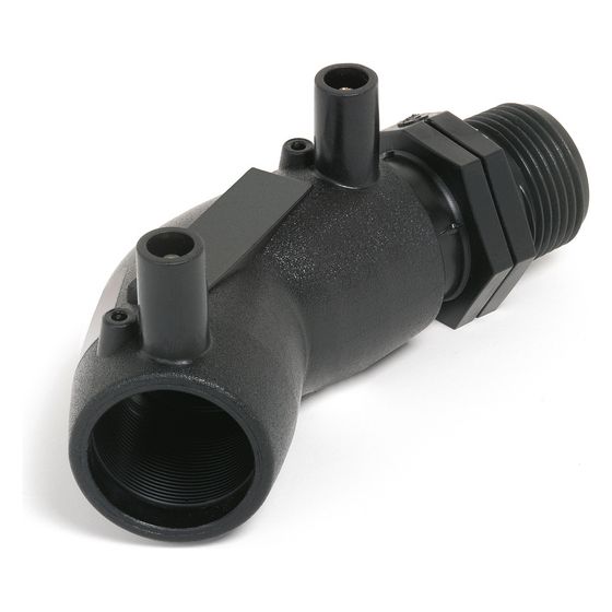 Rehau Smartfuse Übergangswinkel Außengewinde, 40mm x R 1 1/2