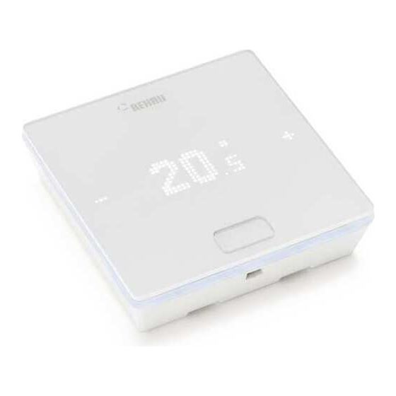 Rehau Nea Smart 2.0 Raumregler HBW, Bus mit Temperatur- und Feuchtefühler, Weiß