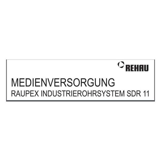 Rehau Klebeschild 